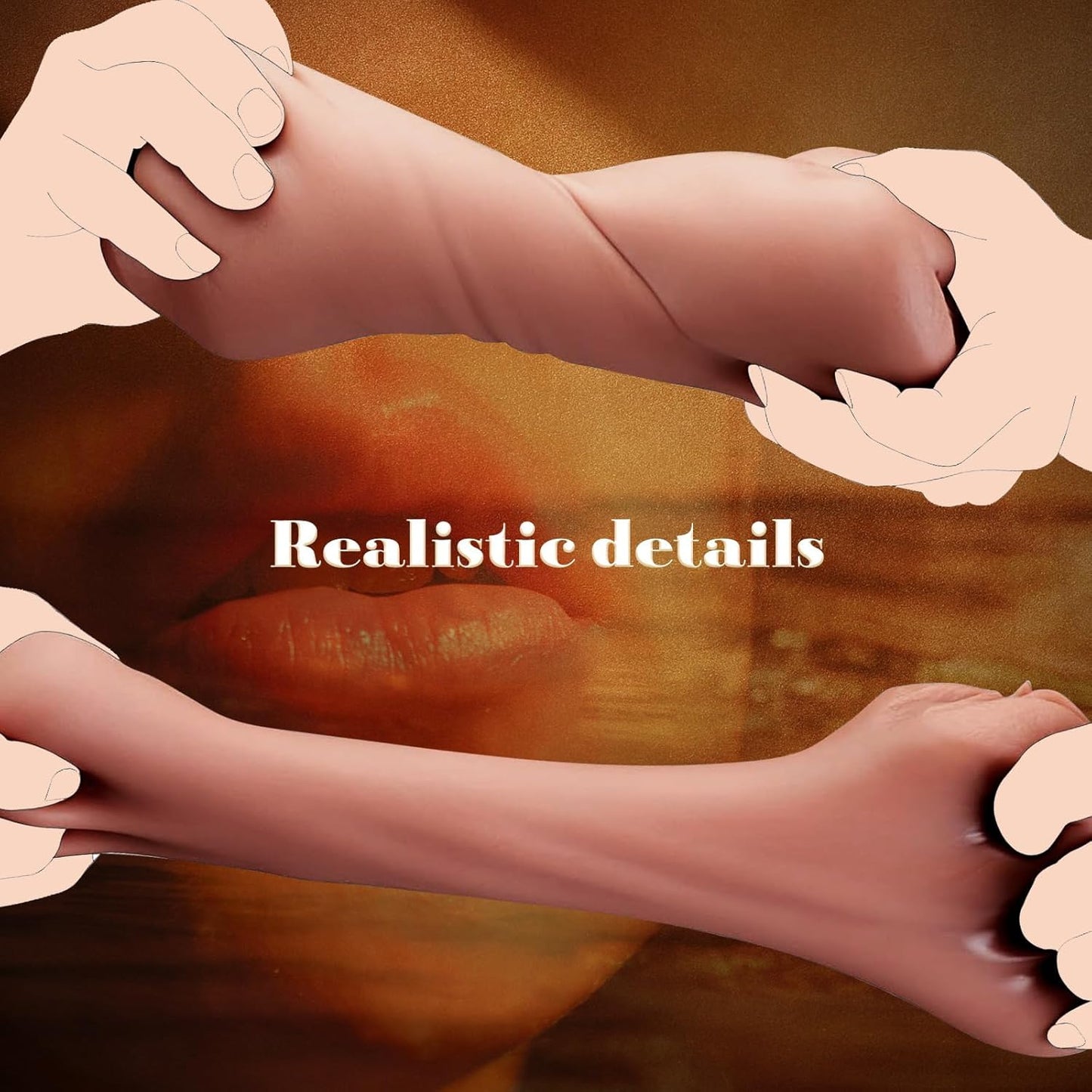 DreamLips Realistic Mouth Deep-Throat Male Stroker