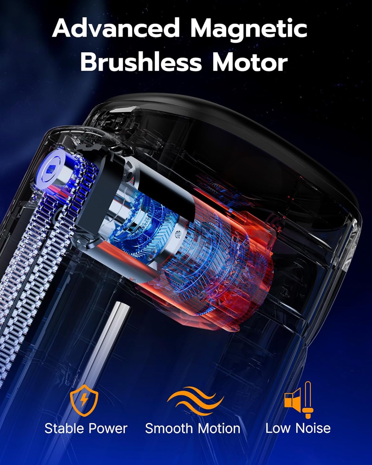 DeepDrive Thrusting Heated Male Masturbator Stroker 65mm Depth