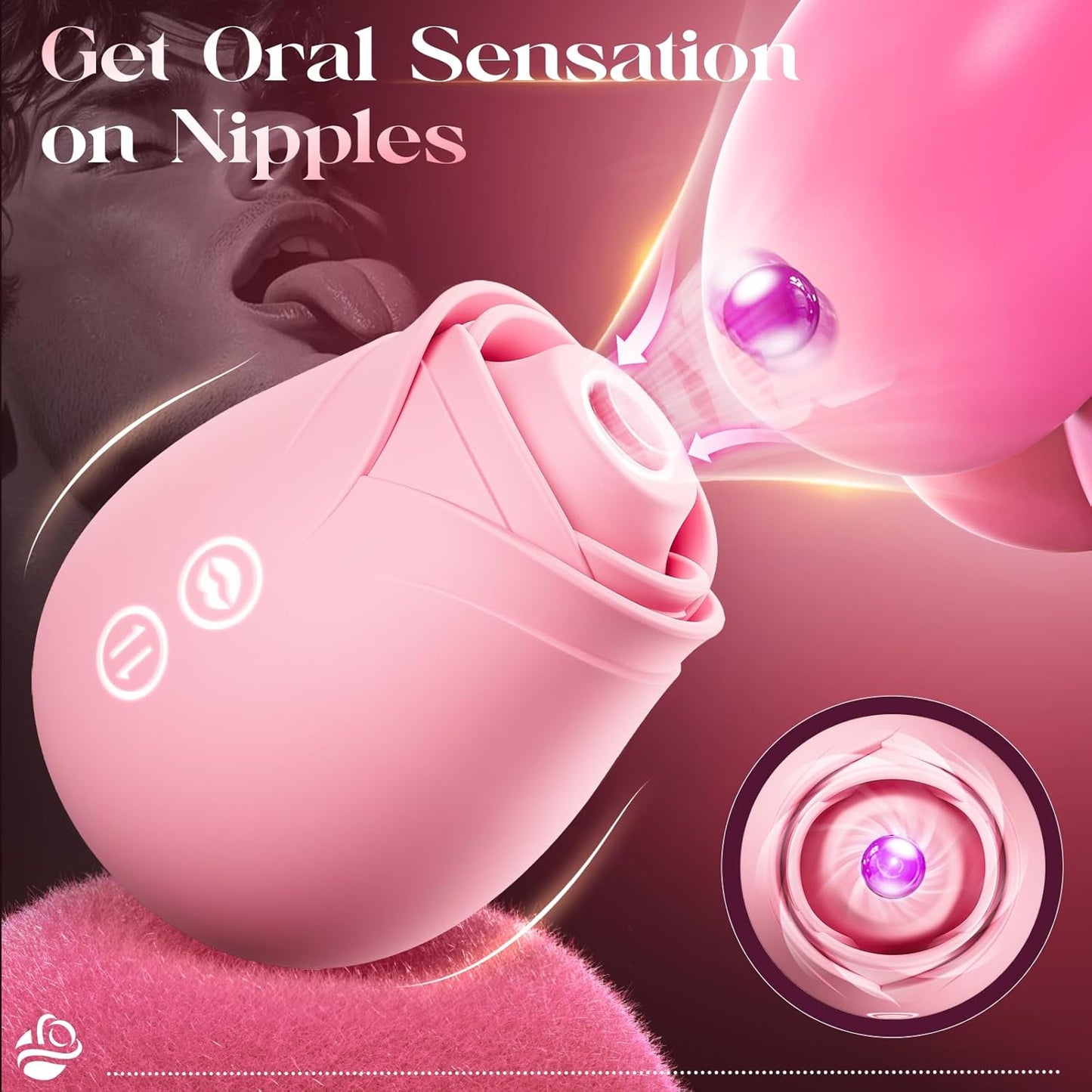 RoseLure AI Sync Suction Vibrator for Women
