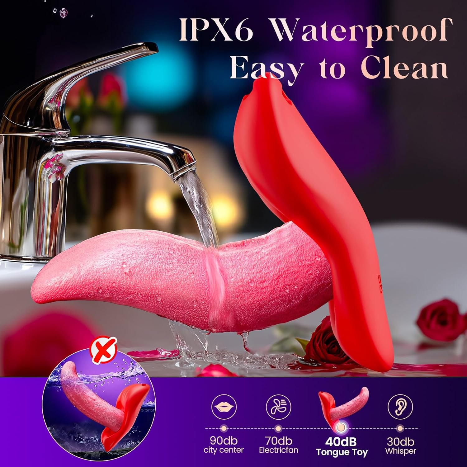 TongueLure Wearable Tongue Panty Vibrator