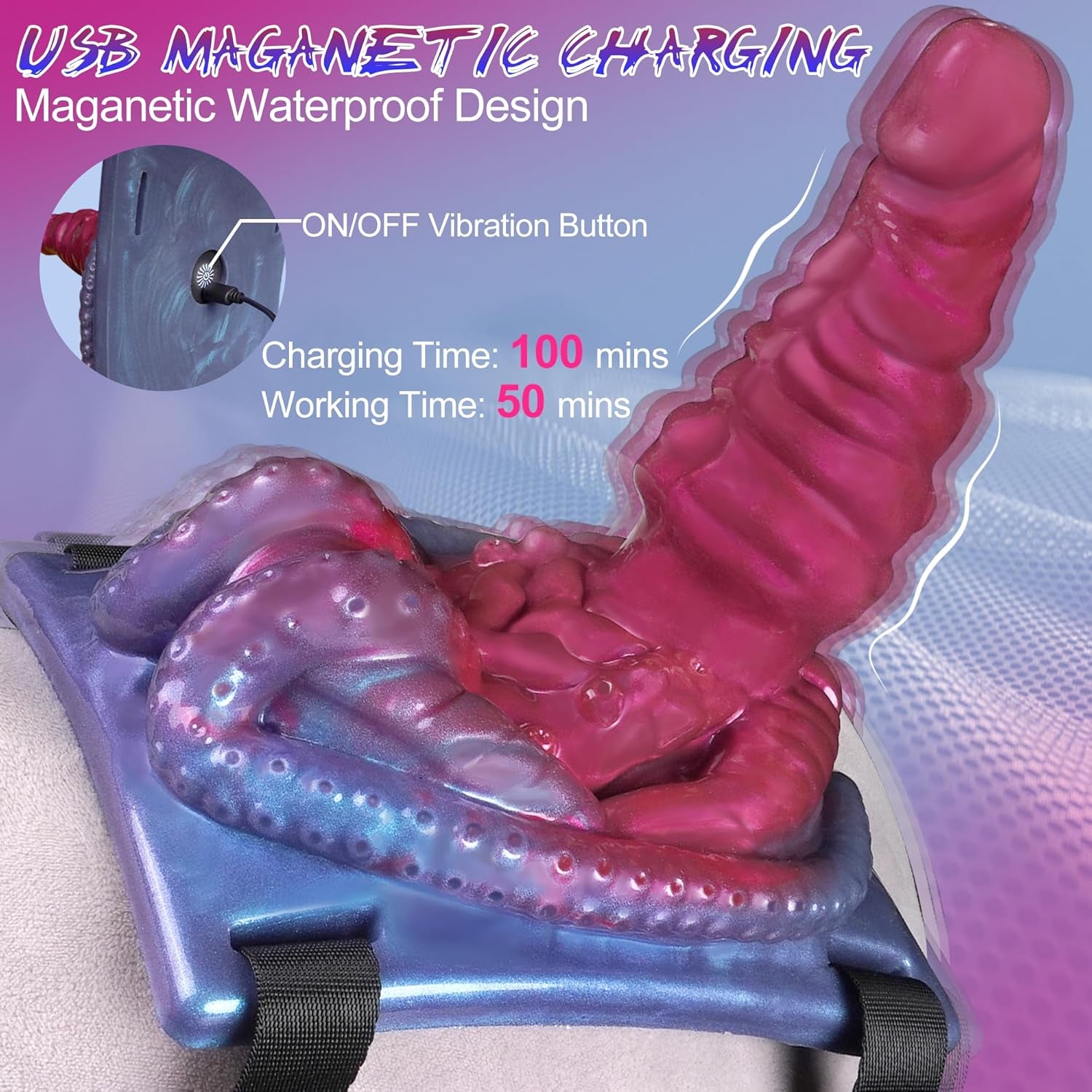 TentacleRide Riding Dildo Vibrator & Grinder