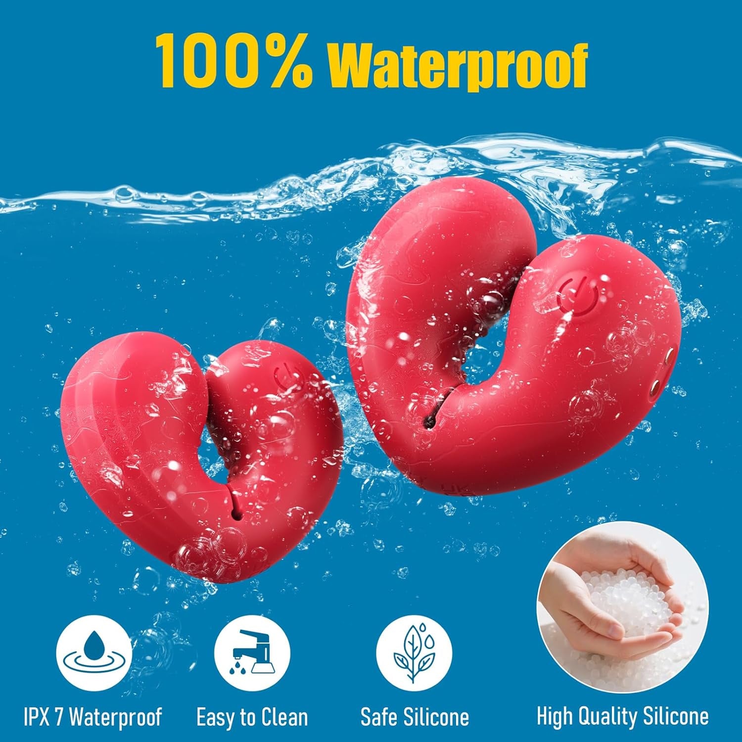 HeartBite Vibrating Nipple Clamps with Remote