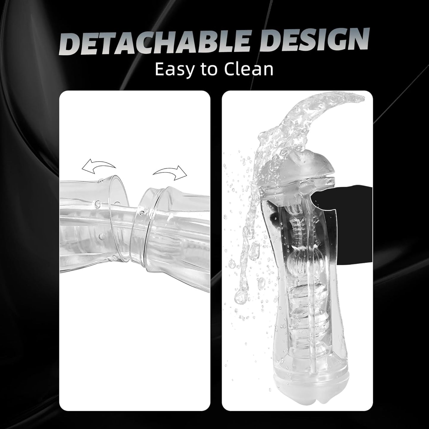 PrismVault Clear Dual Entry Male Stroker Fleshlight