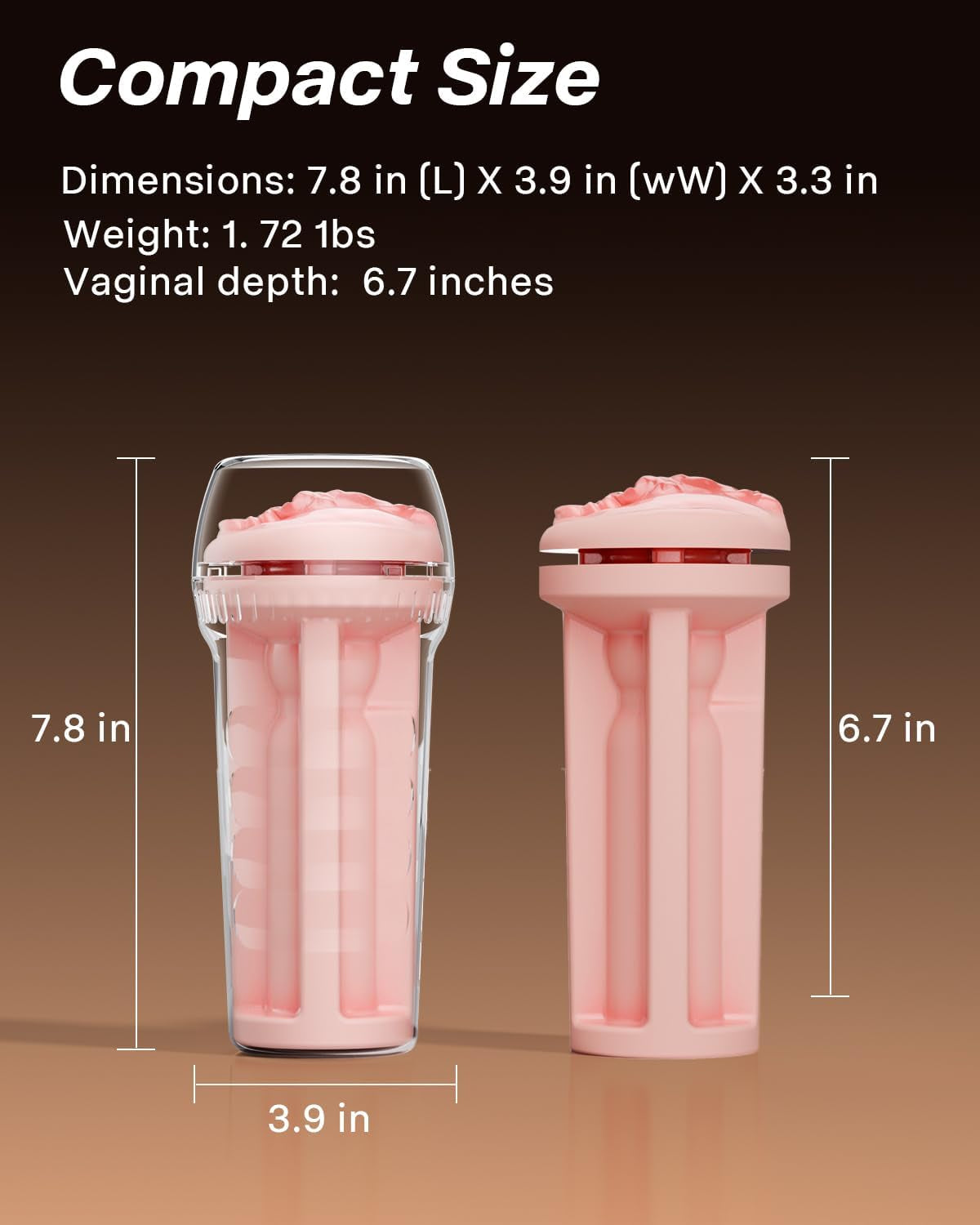 ShadowGlide Realistic Male Masturbator Cup Fleshlight