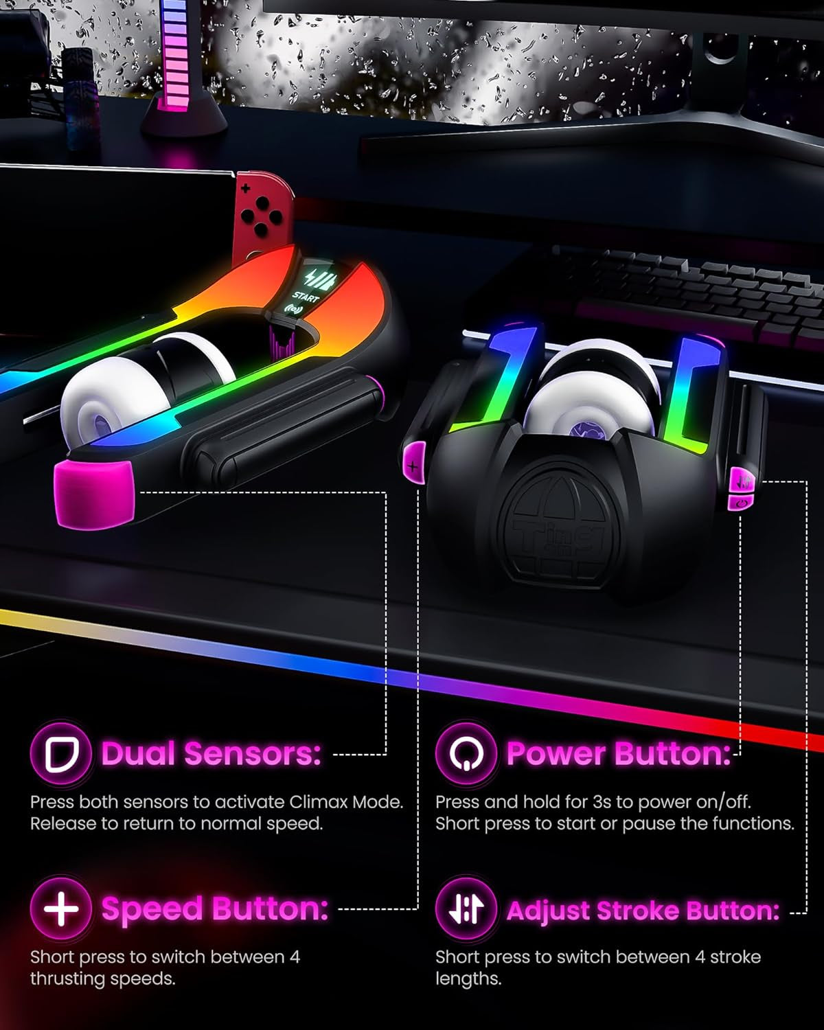 LumaDrive App-Control Male Masturbator Trainer