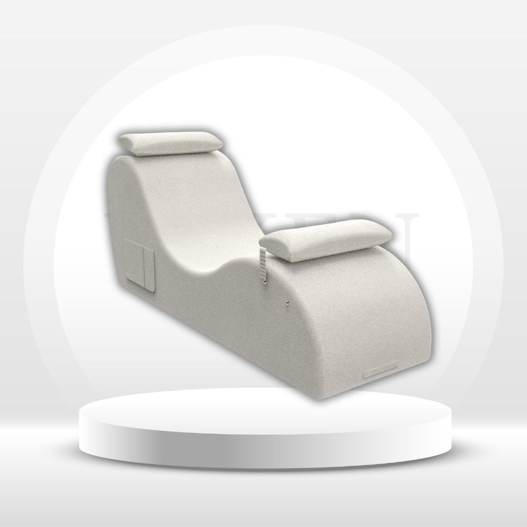 IvoryArc Light Beige Sex Chaise Lounge Chair