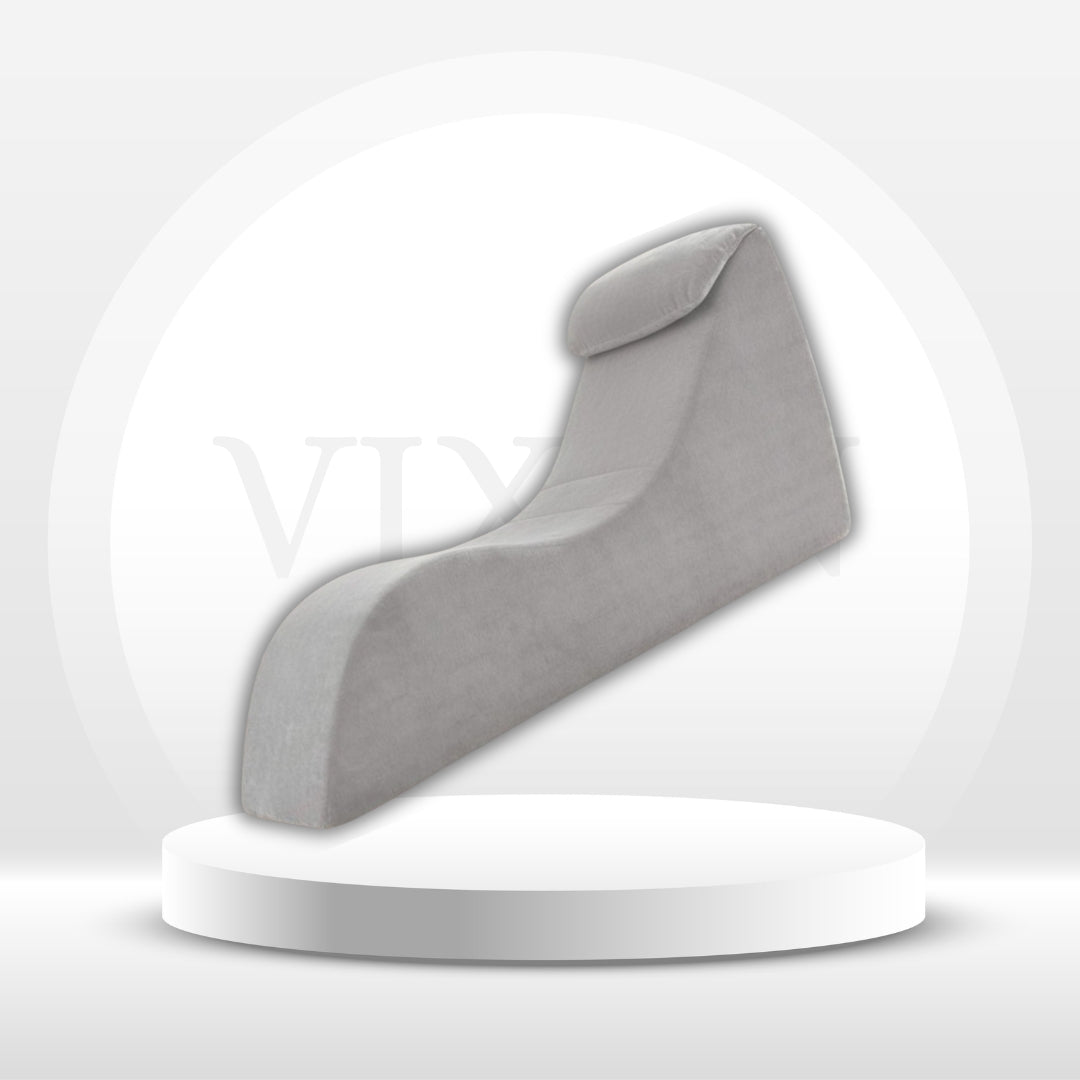 SlateVice Premium Gray Sex Chaise Lounge Chair