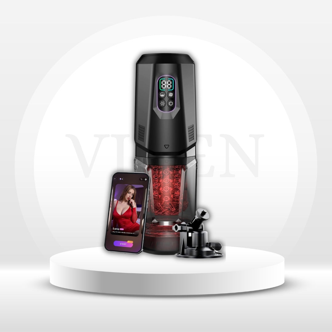 ThrustIQ AI Male Stroker with Thrusting & Vibration