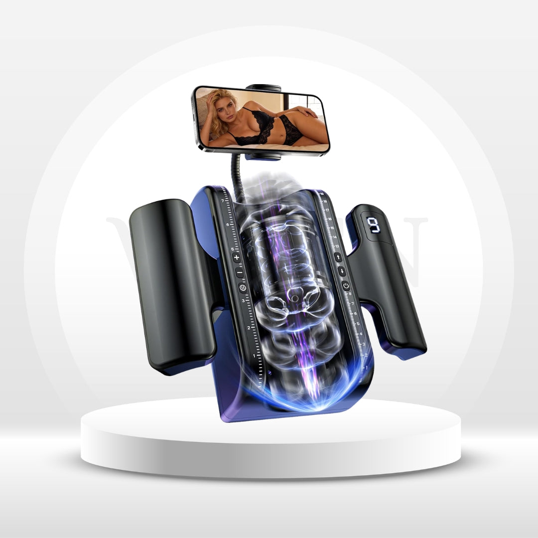 StrokeVault Automatic Male Stroker with Phone Stand