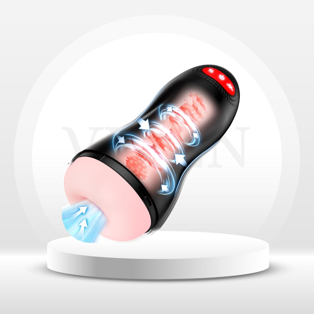 WarmSurge App-Control Heating Suction Male Stroker