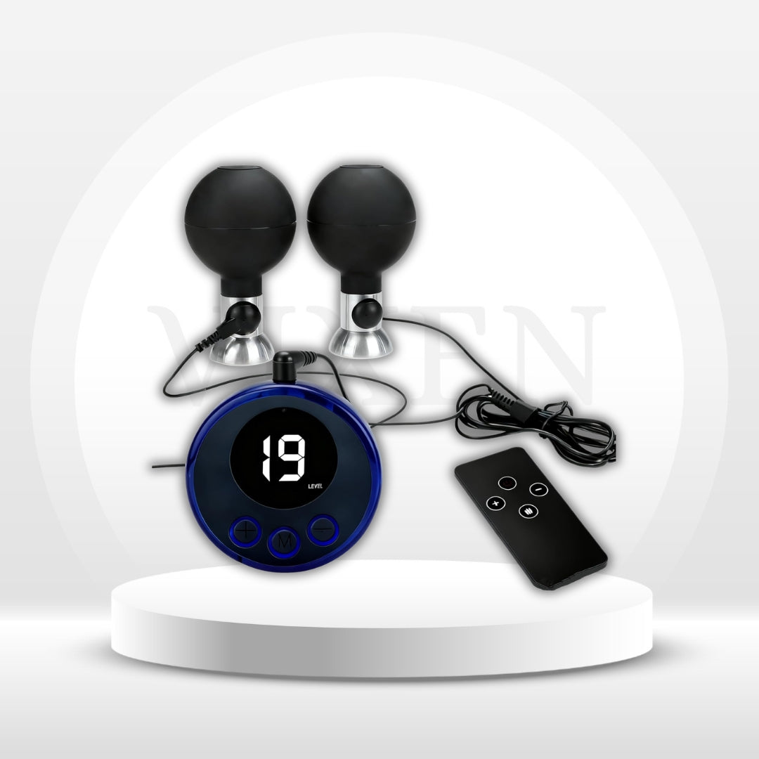 ElectricDraw Nipple Suction Cups – 19 Levels, 8 Modes