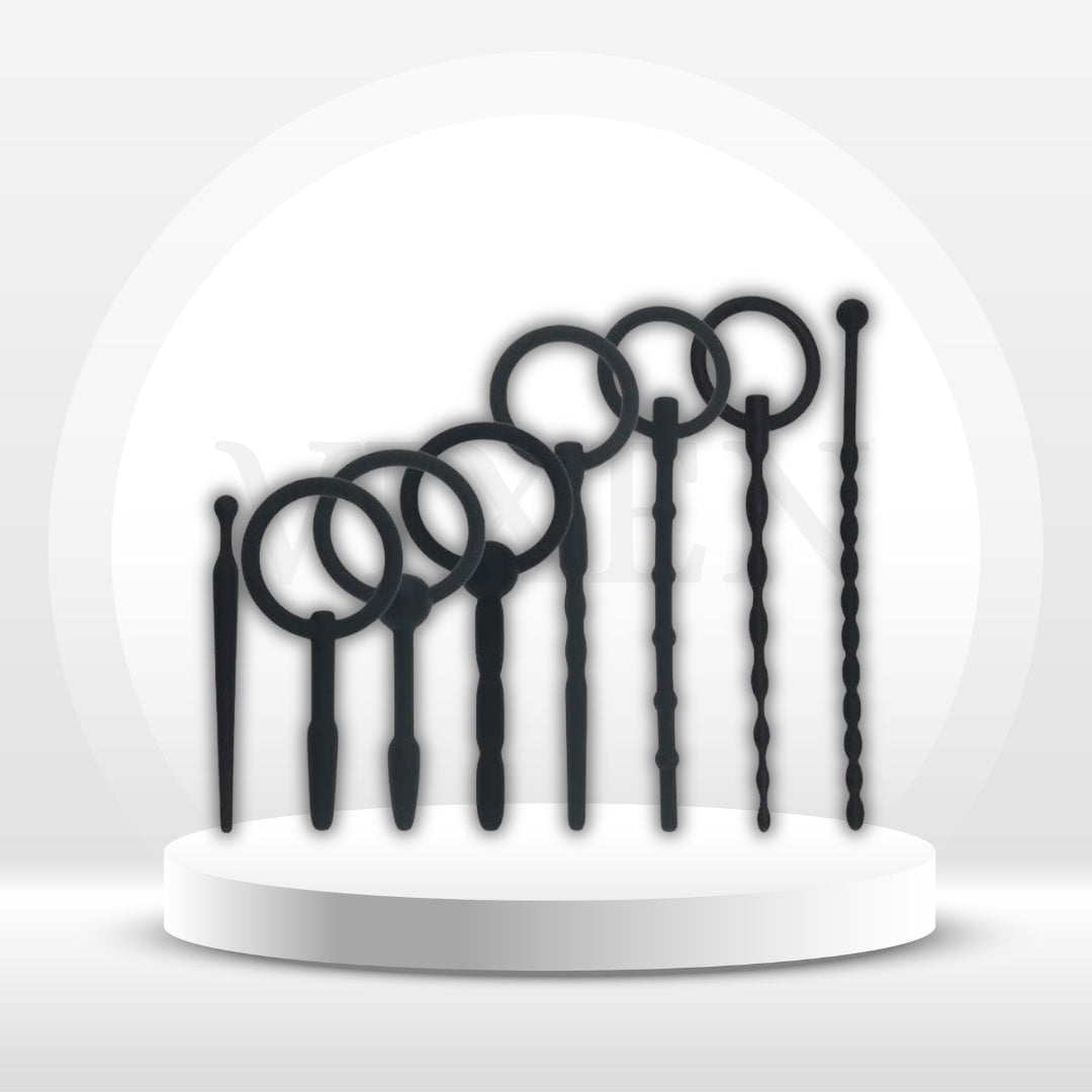 SoftEight 8-Piece Silicone Urethral Sound & Plug Set
