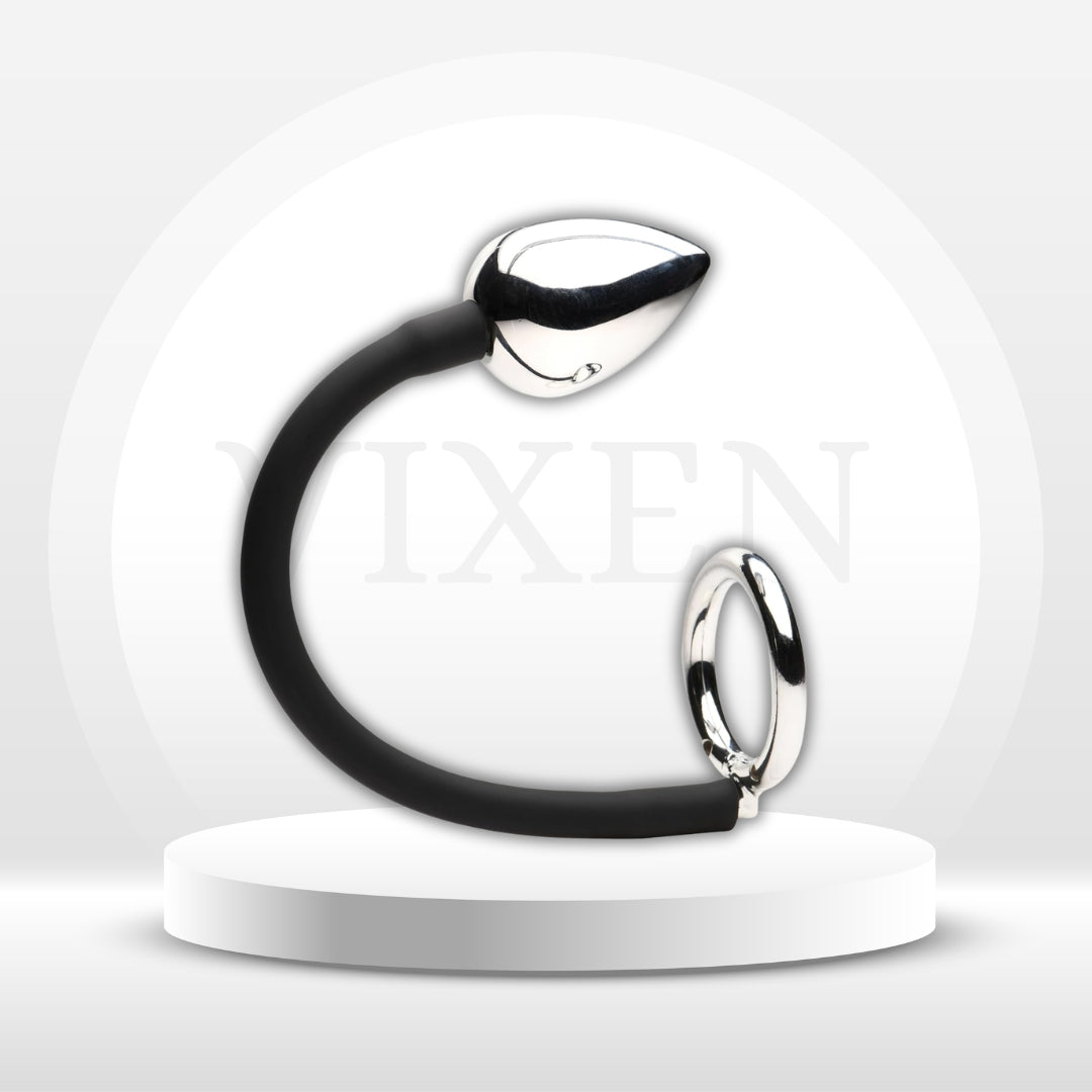 TugLink Cock Ring with Anal Plug