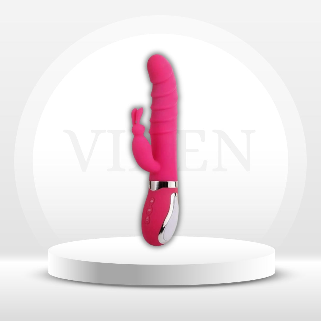 BlushHeat Rabbit Wand Vibrator