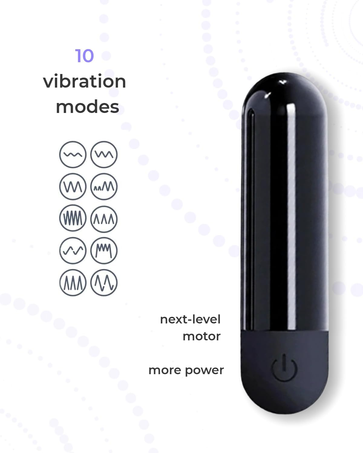 VibeEase Mini Bullet Vibrator for Clit & Nipple Stimulation