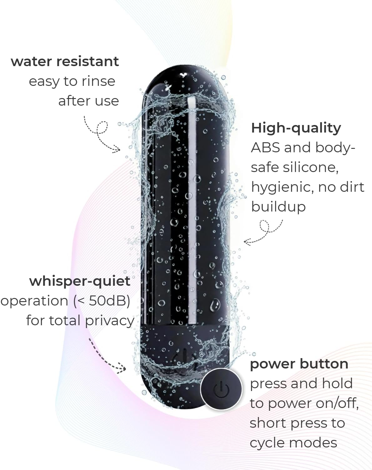 VibeEase Mini Bullet Vibrator for Clit & Nipple Stimulation