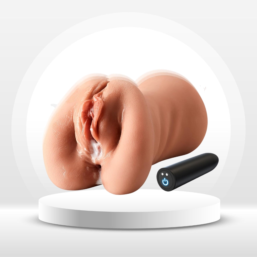 VibeCove 3-in-1 Vibrating Male Stroker Pocket Pussy