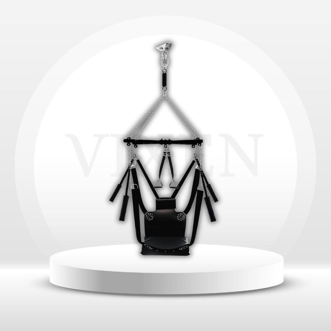 VelvetSpin 360° Spinning Sex Swing Leather Sling Kit