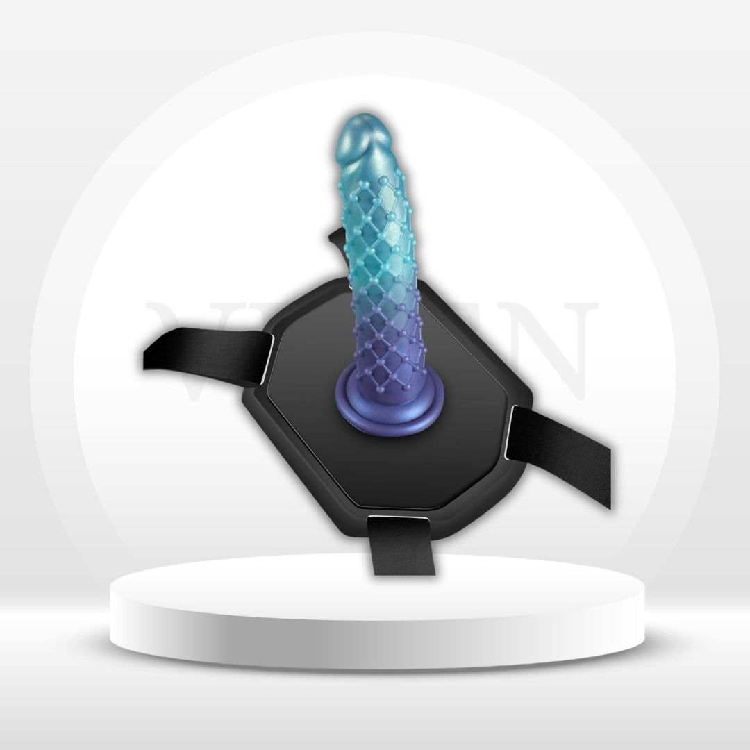 HoldFast Suction Cup Dildo Mount with 7.8" Silicone Dildo