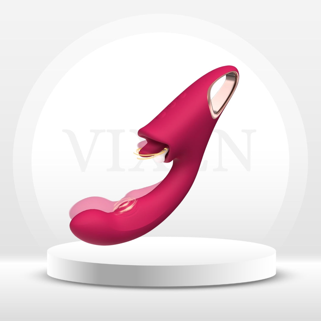 BloomTrio 3-in-1 Rose Vibrator – Licking, Flapping & G-Spot