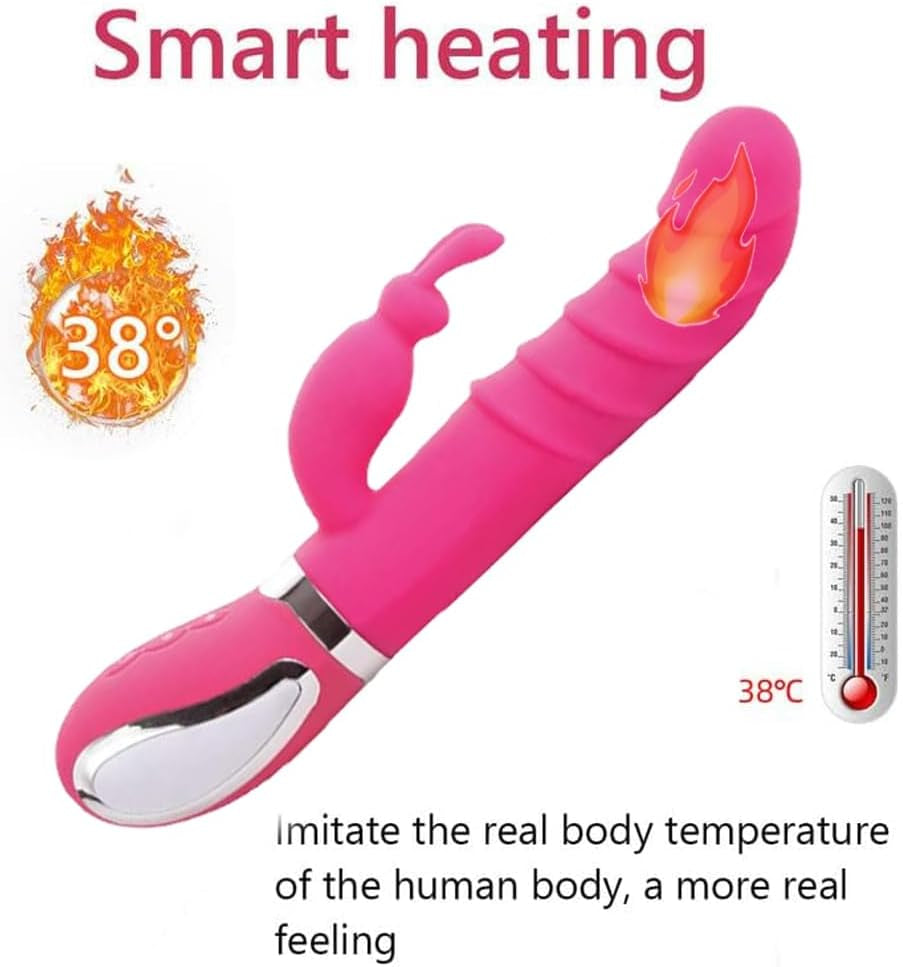 BlushHeat Rabbit Wand Vibrator