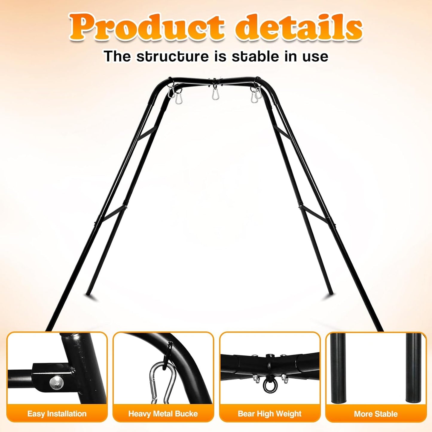 FreeStand Heavy-Duty Sex Swing Stand & Swing Set