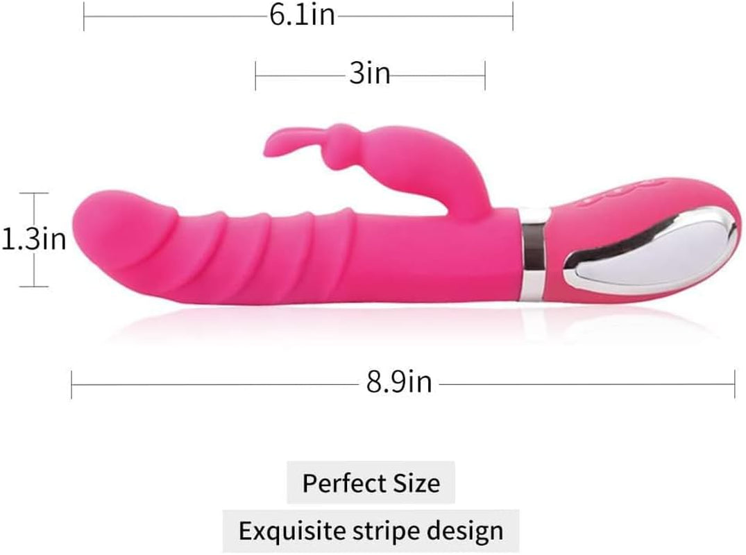 BlushHeat Rabbit Wand Vibrator