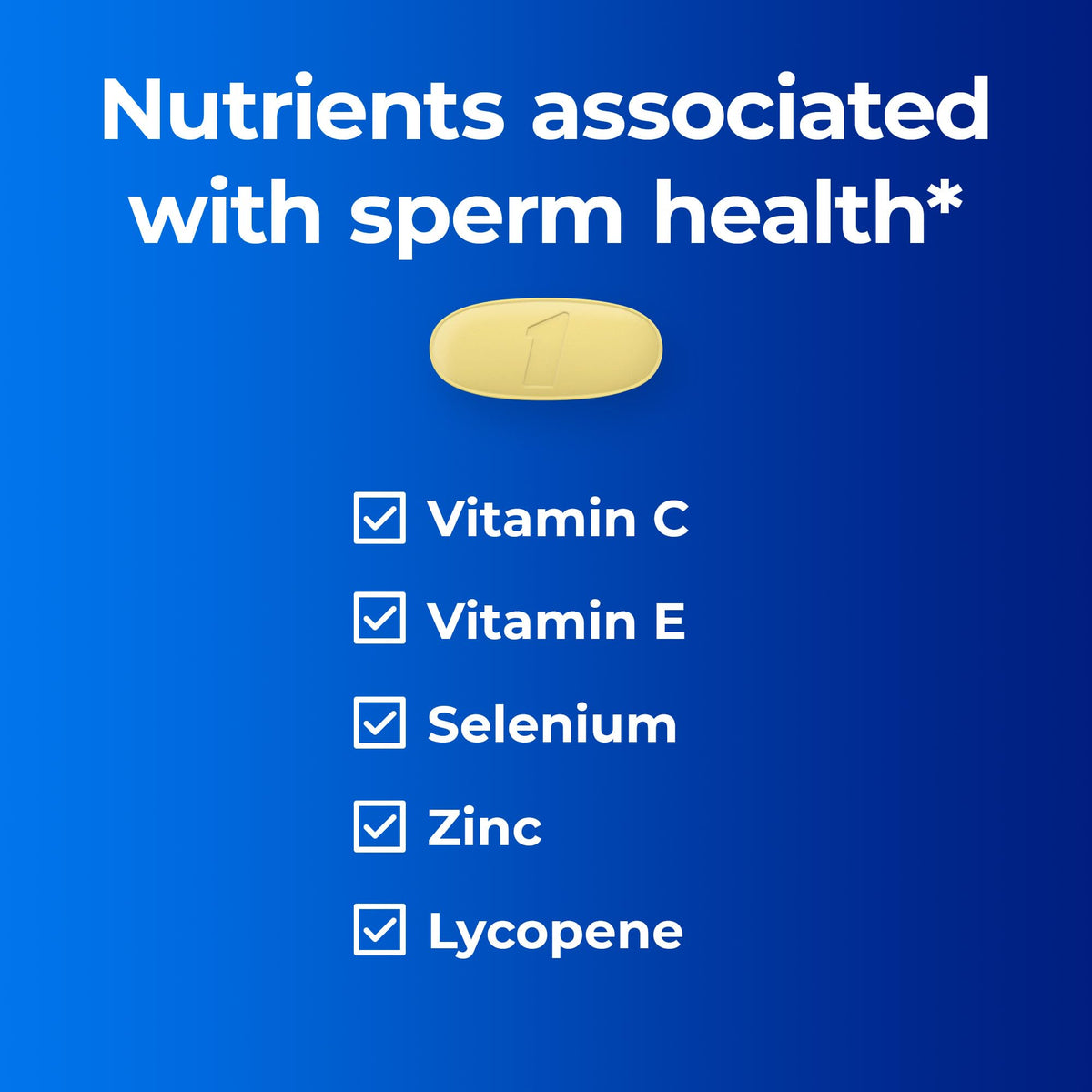 One A Day Men's Pre-Conception Multivitamin, Sperm Health