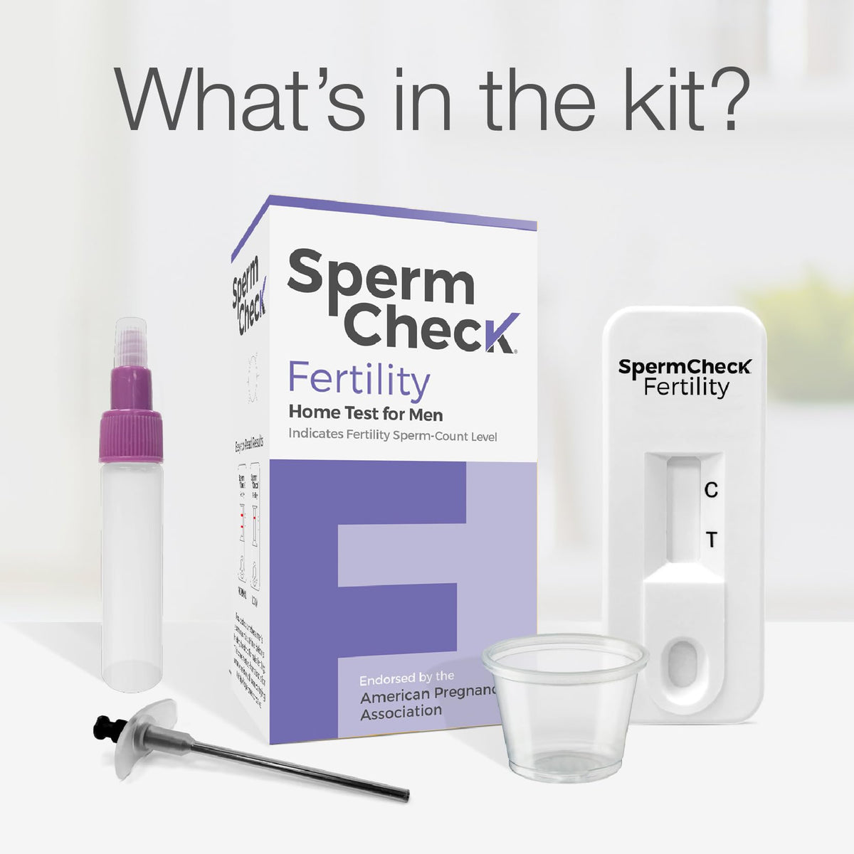 SpermCheck Fertility At-Home Sperm Count Test for Men