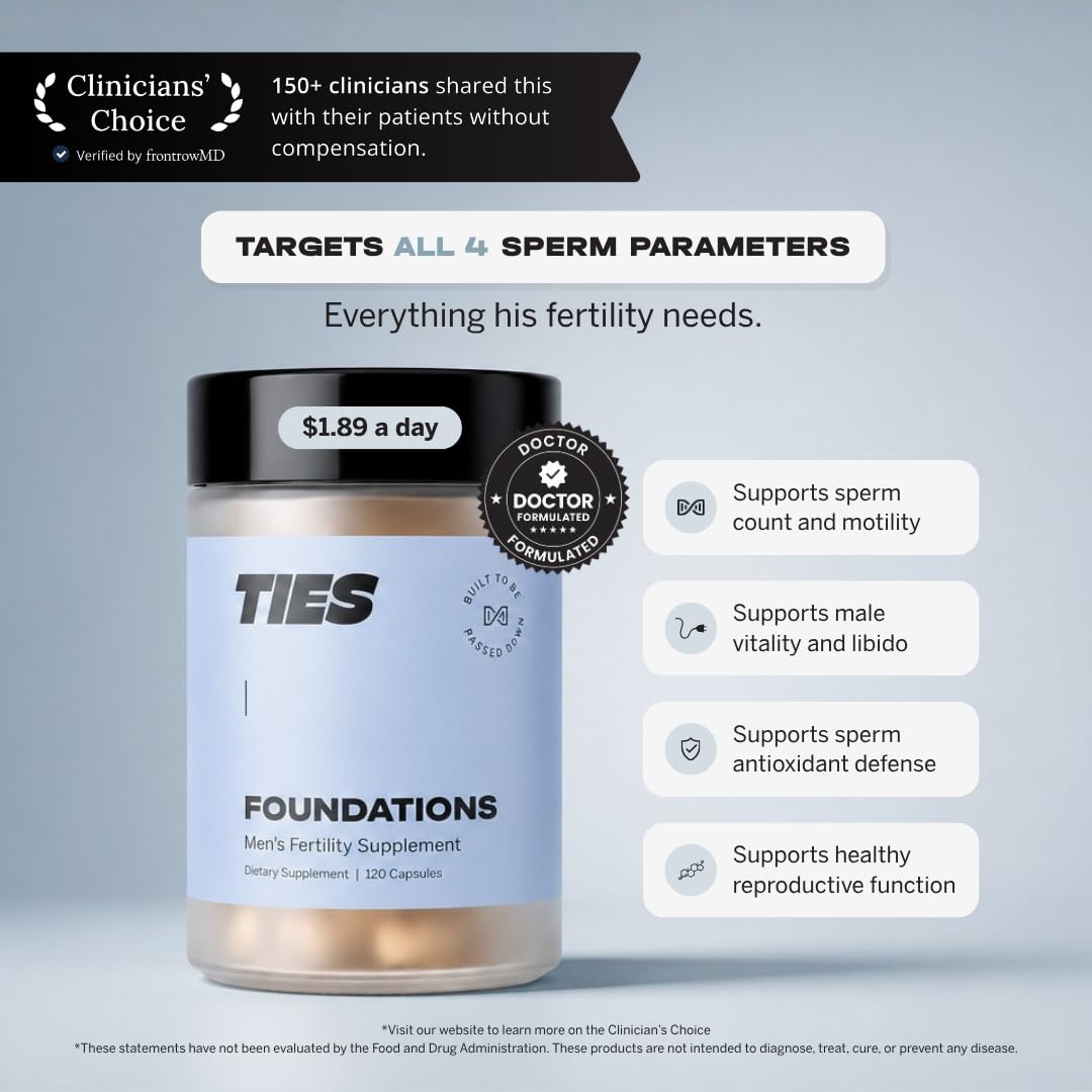 Men's Fertility Supplement with CoQ10 | TIES Foundations