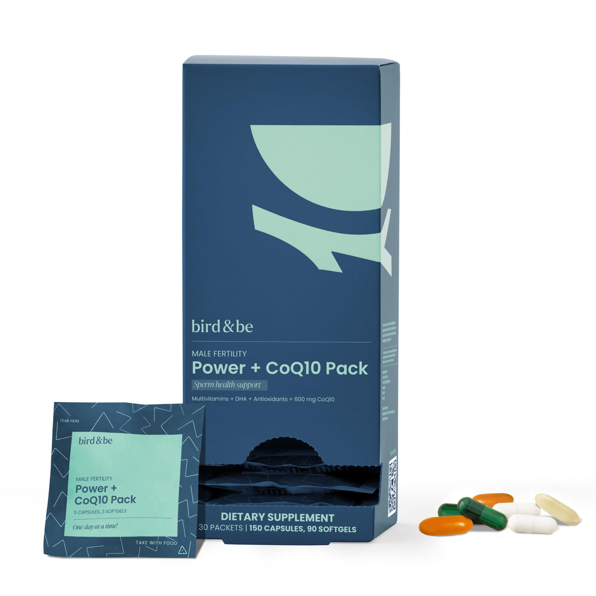 Male Fertility Supplement with CoQ10 600mg | bird&be