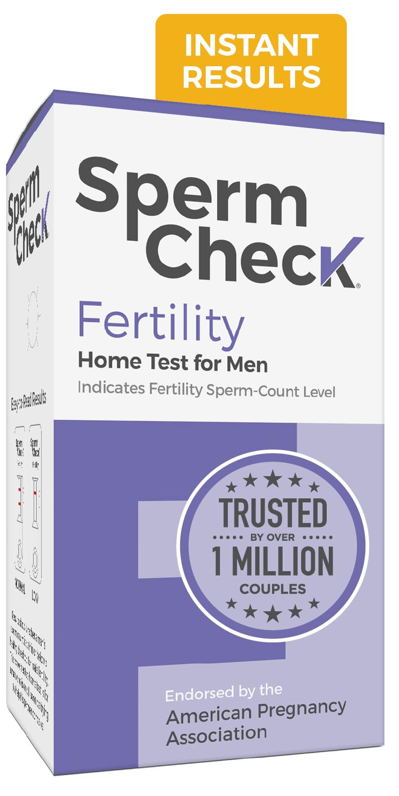 SpermCheck Fertility At-Home Sperm Count Test for Men