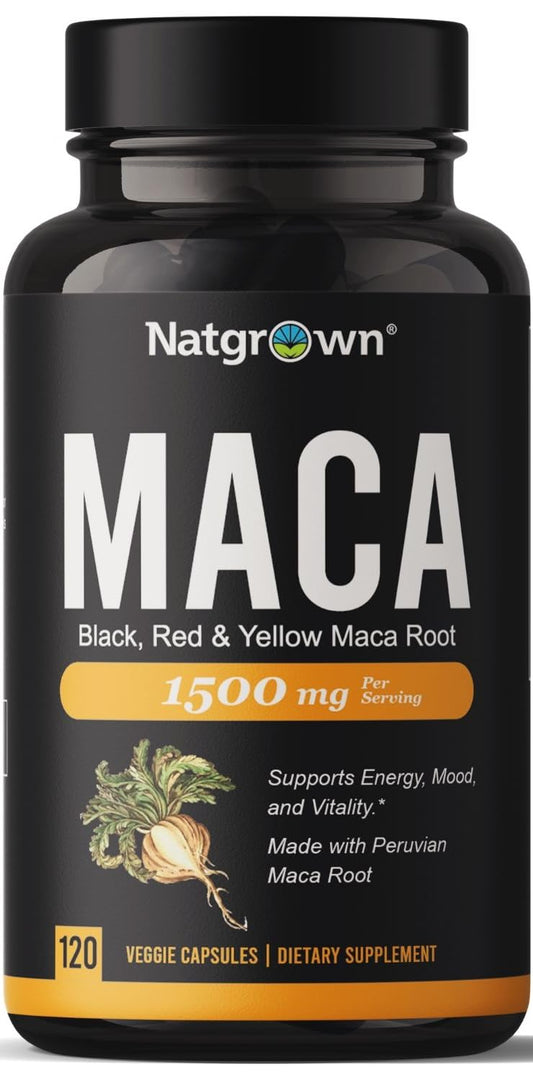 Organic Maca Root 1,500mg — Female Libido | Natgrown