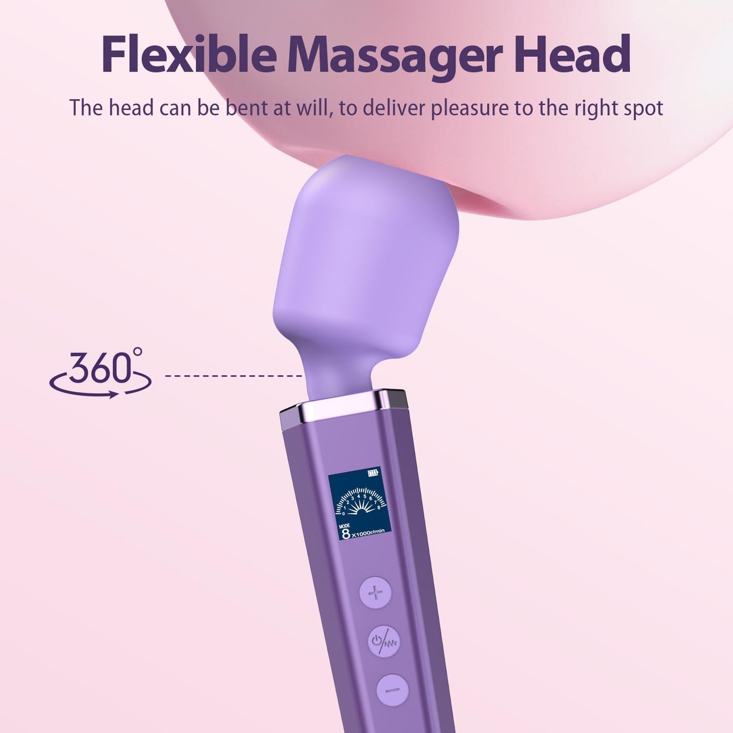 AuraFlex Premium Wand Vibrator Massager