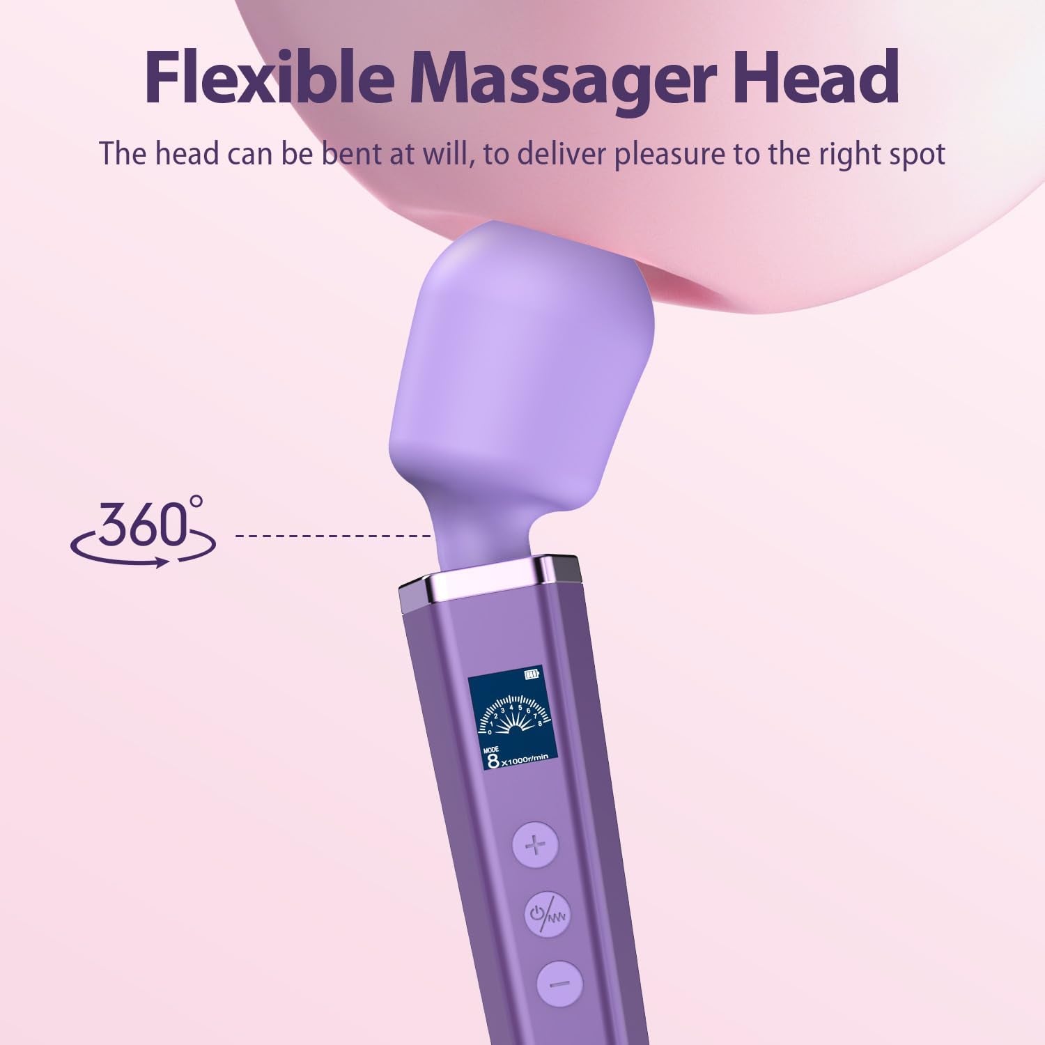 AuraFlex Premium Wand Vibrator Massager