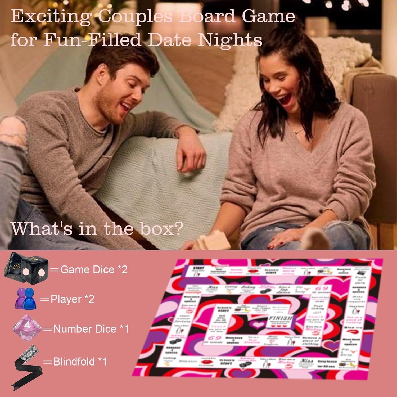 Intimate Couples Date Night Sexy Board Game