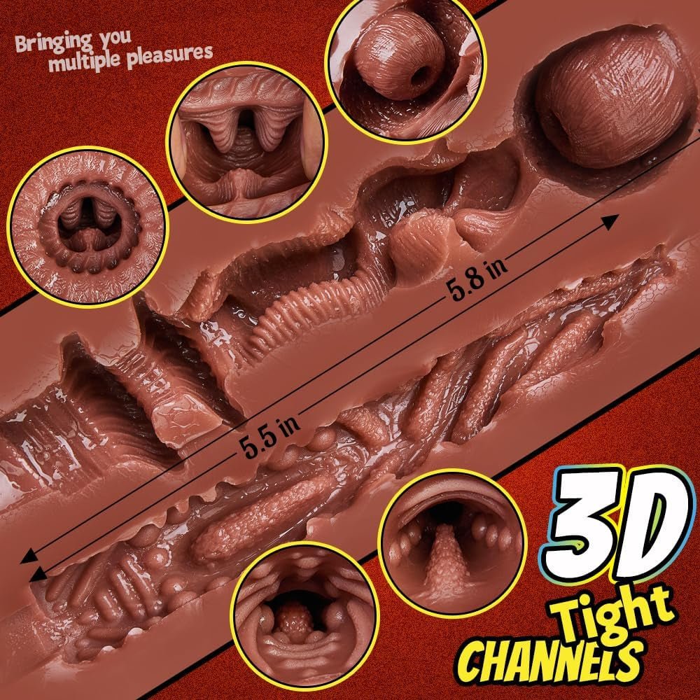 6.4LB Brown Sex Doll Ass for Men, Realistic Pocket Pussy with Soft BBW Butt,Tight Vagina & Anal for Several Sex Positions, TPE Male Masturbator Male Sex Toys with Free Lube - Vixen | Nova Network