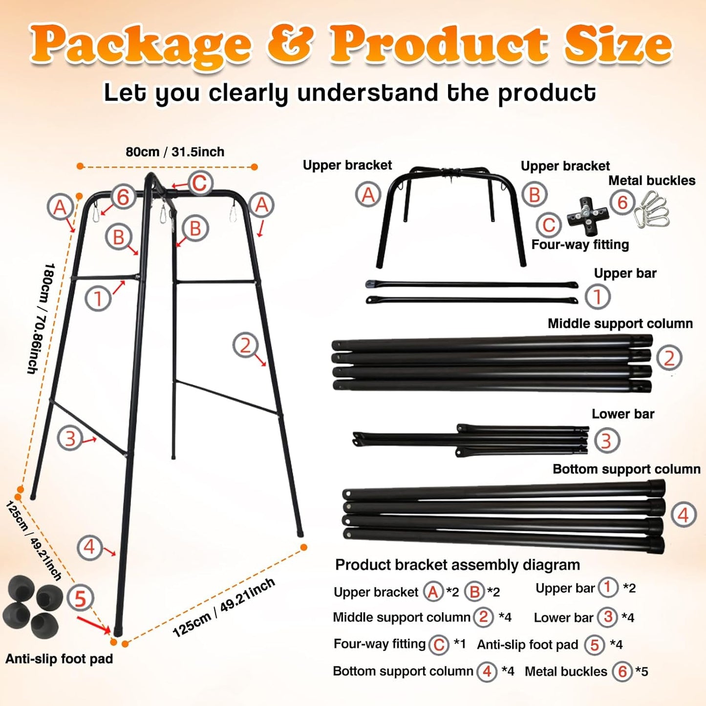 FreeStand Heavy-Duty Sex Swing Stand & Swing Set