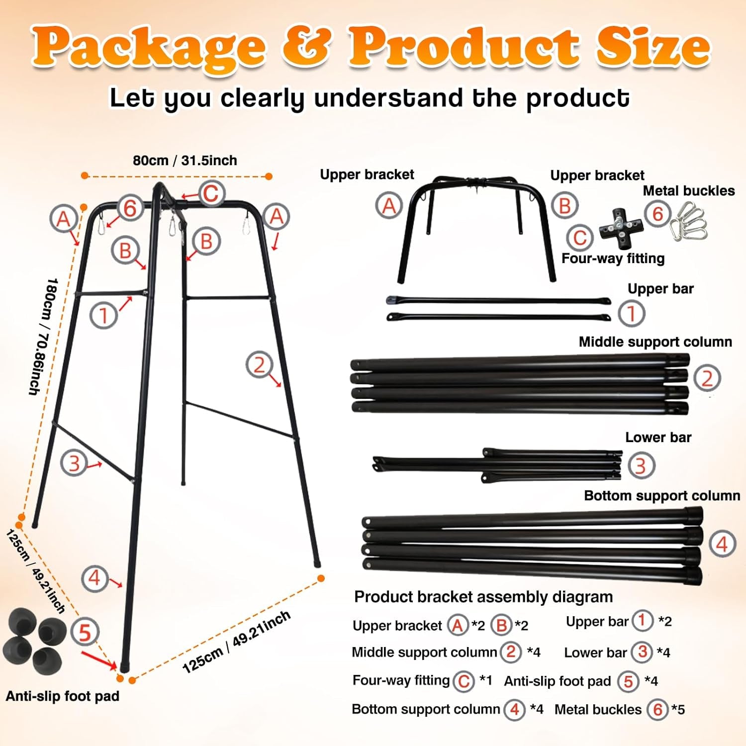 FreeStand Heavy-Duty Sex Swing Stand & Swing Set