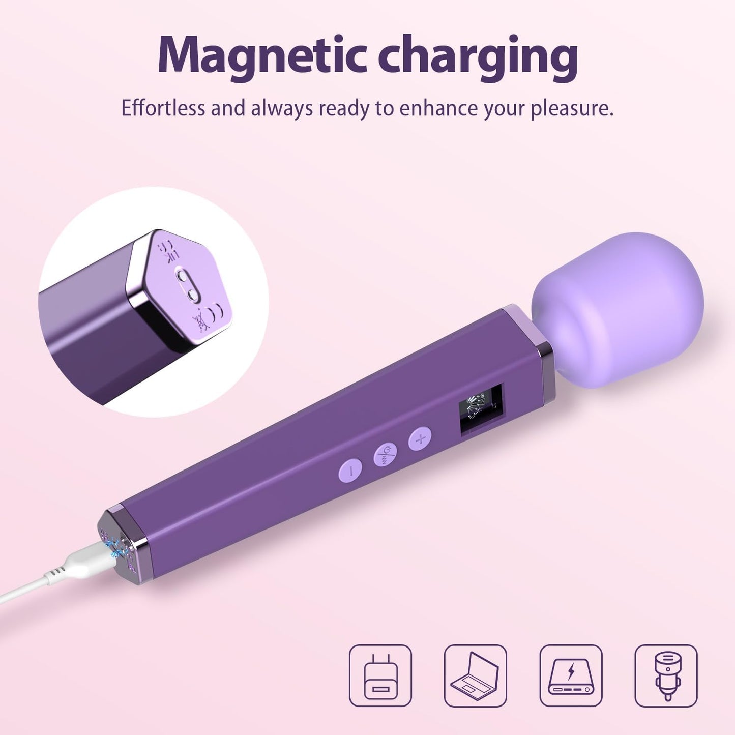 AuraFlex Premium Wand Vibrator Massager