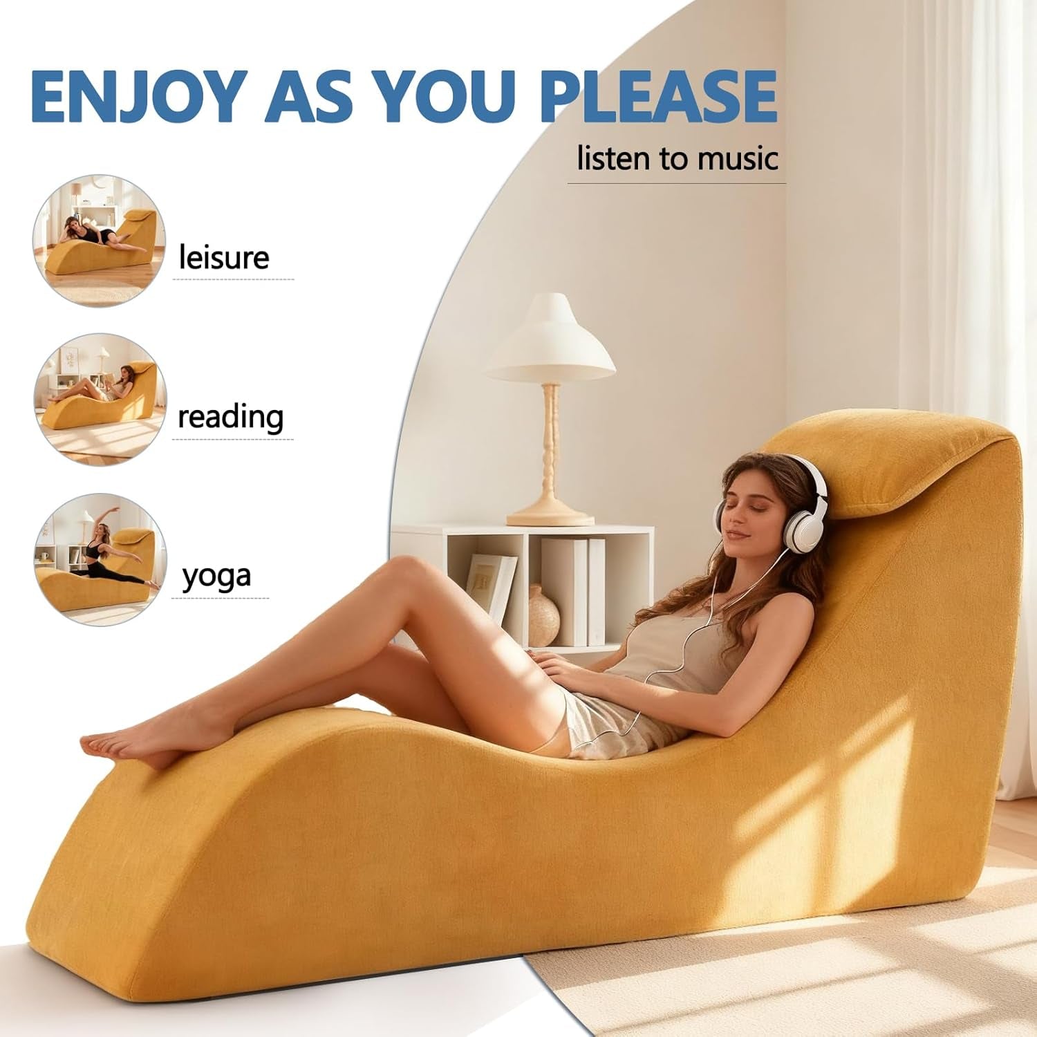 GoldenVice Intimate Sex Chaise Lounge Chair