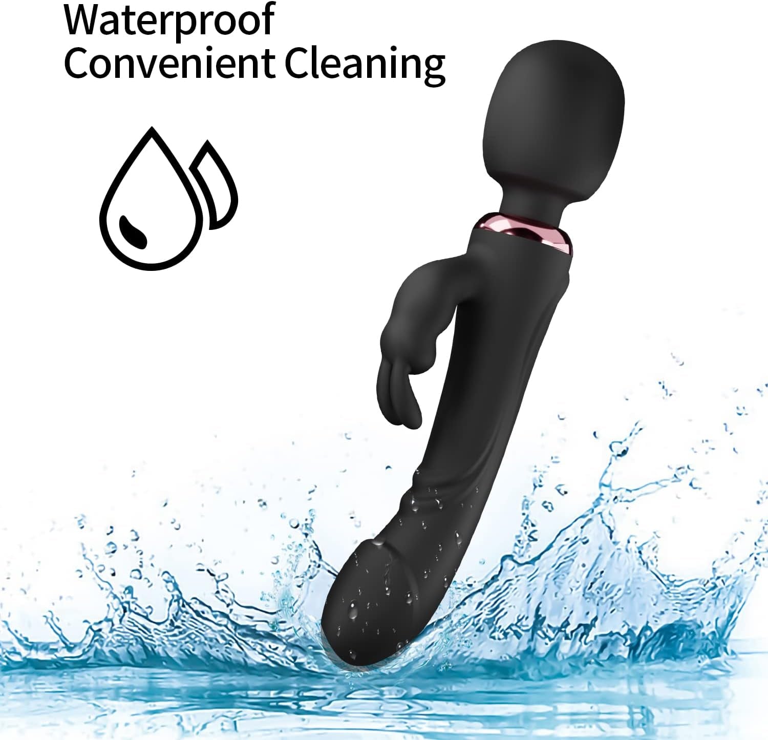 MidnightTriad Triple Stimulation Rabbit Wand