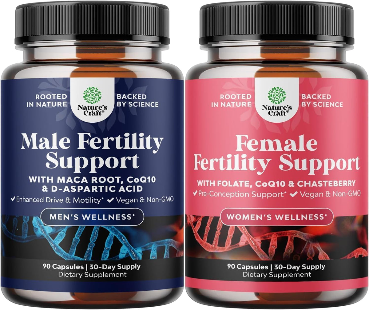 Fertility Supplements for Women & Men Bundle | Natures Craft