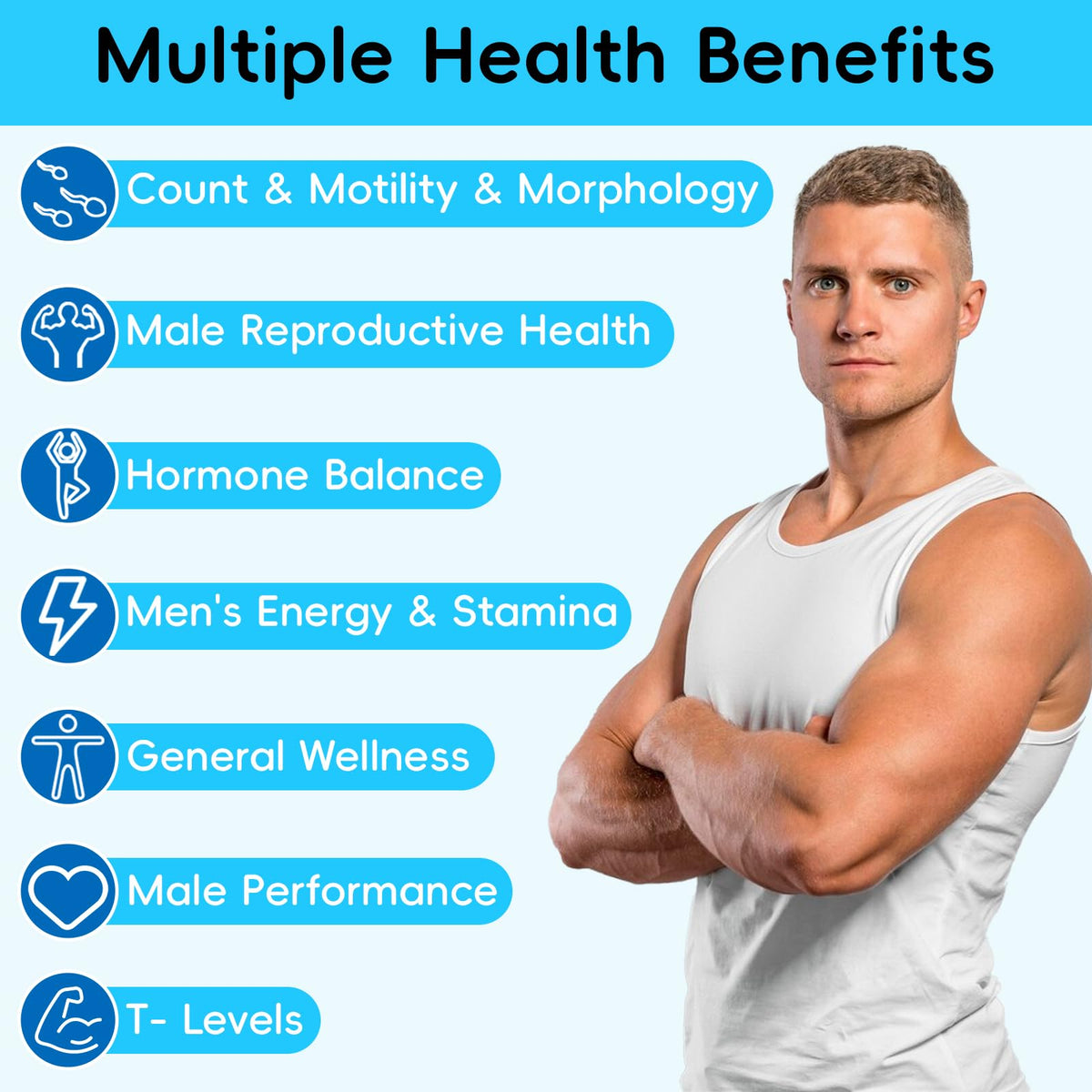 Male Fertility Supplement with Maca & CoQ10 | Chisytkiy