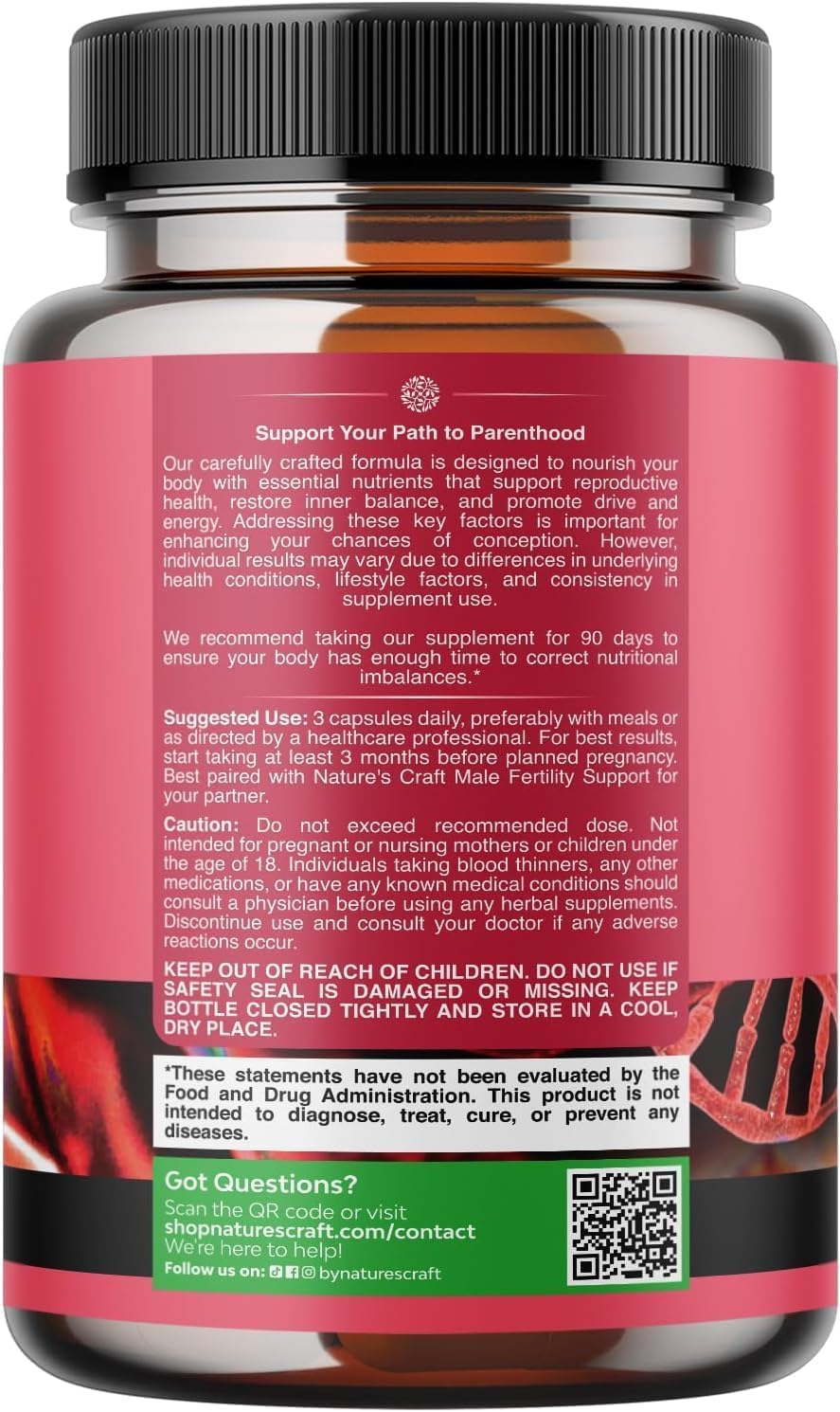 Fertility Supplements for Women & Men Bundle | Natures Craft