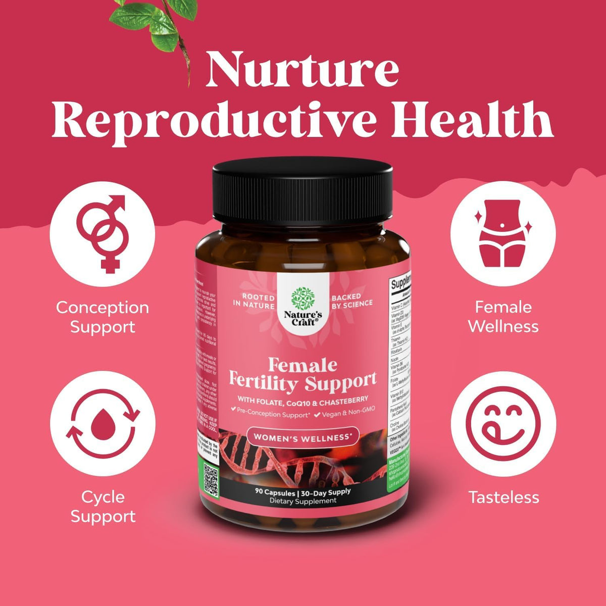 Fertility Supplements for Women & Men Bundle | Natures Craft