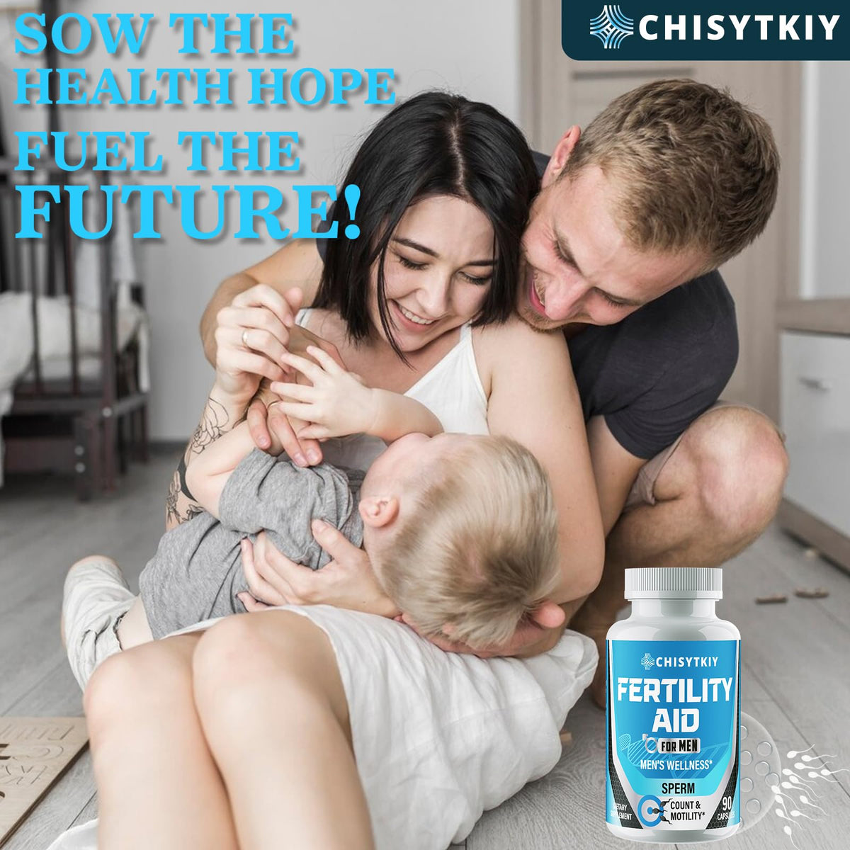 Male Fertility Supplement with Maca & CoQ10 | Chisytkiy