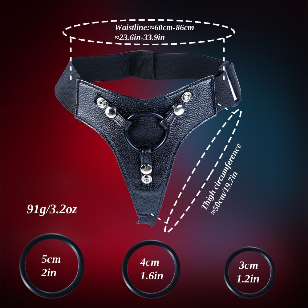 DreamWisp Beginner Fantasy Strap-On | 7" Slim Dildo & Harness