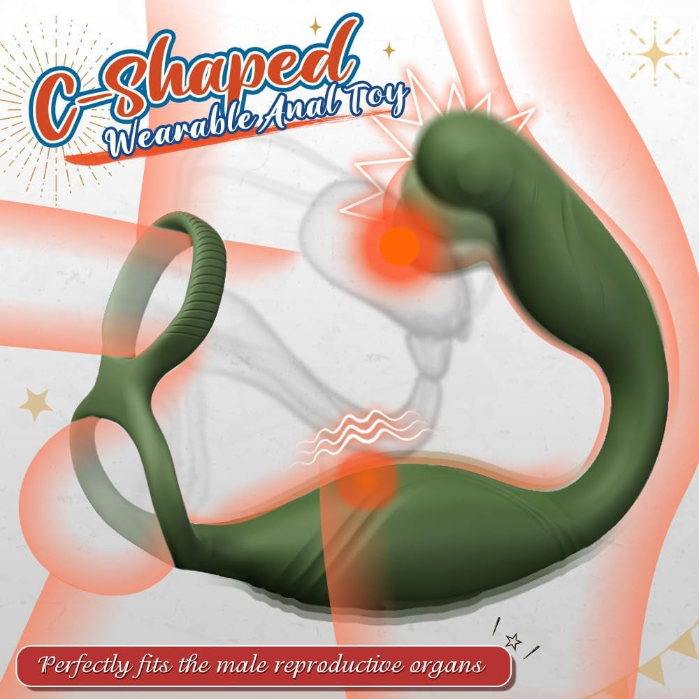 OrbitC Rotating Prostate Massager Cock Ring