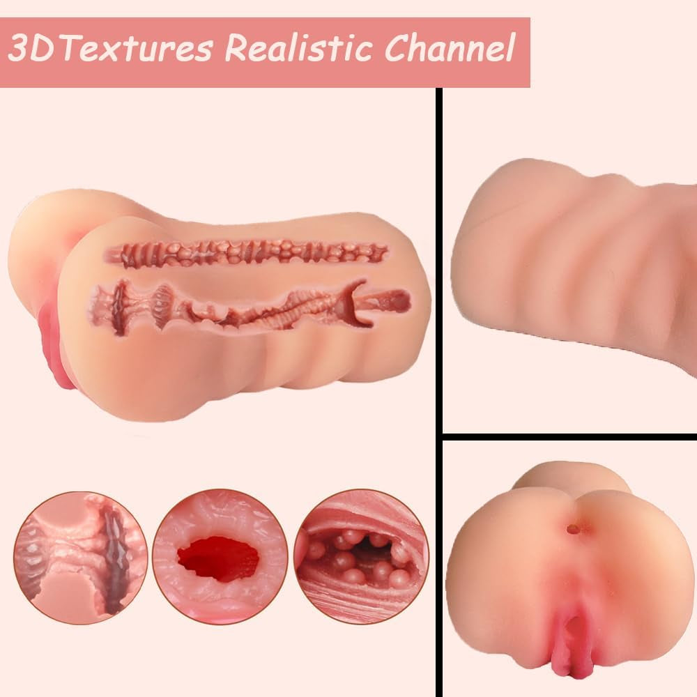 PocketVale Mini Dual-Channel Pocket Pussy Stroker